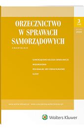 Orzecznictwo w Sprawach Samorządowych Orzecznictwo w Sprawach Samorządowych
