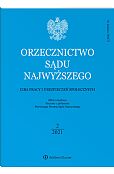 Orzecznictwo Sądu Najwyższego. Izba Pracy i Ubezpieczeń Społecznych Orzecznictwo Sądu Najwyższego. Izba Pracy i Ubezpieczeń Społecznych