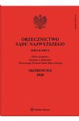 Orzecznictwo Sądu Najwyższego. Izba Karna Orzecznictwo Sądu Najwyższego. Izba Karna