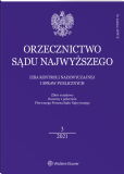 Orzecznictwo Sądu Najwyższego. Izba Kontroli Nadzwyczajnej i Spraw Publicznych Orzecznictwo Sądu Najwyższego. Izba Kontroli Nadzwyczajnej i Spraw Publicznych