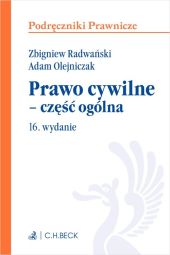 Prawo cywilne - część ogólna Prawo cywilne - część ogólna