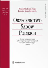 Orzecznictwo Sądów Polskich Orzecznictwo Sądów Polskich