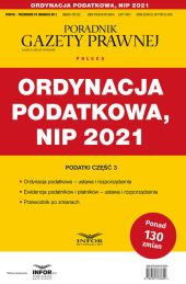 Ordynacja podatkowa NIP 2021 Ordynacja podatkowa NIP 2021