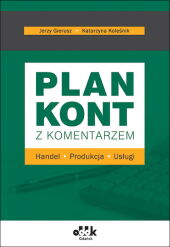 Plan kont z komentarzem Plan kont z komentarzem