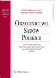 Orzecznictwo Sądów Polskich Orzecznictwo Sądów Polskich