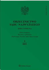 Orzecznictwo Sądu Najwyższego. Izba Cywilna Orzecznictwo Sądu Najwyższego. Izba Cywilna