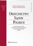 Orzecznictwo Sądów Polskich Orzecznictwo Sądów Polskich