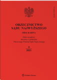 Orzecznictwo Sądu Najwyższego. Izba Karna Orzecznictwo Sądu Najwyższego. Izba Karna