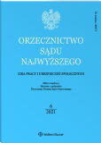 Orzecznictwo Sądu Najwyższego. Izba Pracy i Ubezpieczeń Społecznych Orzecznictwo Sądu Najwyższego. Izba Pracy i Ubezpieczeń Społecznych