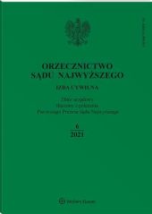 Orzecznictwo Sądu Najwyższego. Izba Cywilna Orzecznictwo Sądu Najwyższego. Izba Cywilna