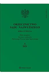 Orzecznictwo Sądu Najwyższego. Izba Cywilna Orzecznictwo Sądu Najwyższego. Izba Cywilna
