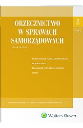 Orzecznictwo w Sprawach Samorządowych Orzecznictwo w Sprawach Samorządowych