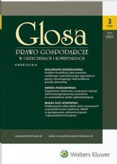 Glosa - Prawo Gospodarcze w Orzeczeniach i Komentarzach Glosa - Prawo Gospodarcze w Orzeczeniach i Komentarzach