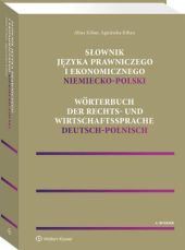 Słownik języka prawniczego i ekonomicznego niemiecko-polski Agnieszka Kilian