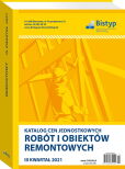 Katalog cen jednostkowych robót i obiektów REMONTOWYCH Katalog cen jednostkowych robót i obiektów REMONTOWYCH