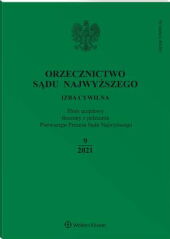 Orzecznictwo Sądu Najwyższego. Izba Cywilna Orzecznictwo Sądu Najwyższego. Izba Cywilna