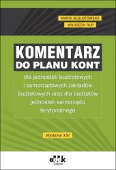 Komentarz do planu kont dla jed.bud /JBK1453 Komentarz do planu kont dla jed.bud /JBK1453