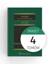 System Prawa Procesowego Cywilnego - pakiet 4 tomów System Prawa Procesowego Cywilnego - pakiet 4 tomów