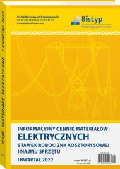 Informacyjny cennik MATERIAŁÓW ELEKTRYCZNYCH, stawek robocizny kosztorysowej i najmu sprzętu Informacyjny cennik MATERIAŁÓW ELEKTRYCZNYCH, stawek robocizny kosztorysowej i najmu sprzętu