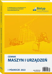 Cennik maszyn i urządzeń Cennik maszyn i urządzeń