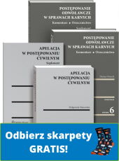 PAKIET: Apelacja w postępowaniu cywilnym. Komentarz. Orzecznictwo + Postępowanie odwoławcze w sprawach karnych. Komentarz. Orzecznictwo PAKIET: Apelacja w postępowaniu cywilnym. Komentarz. Orzecznictwo + Postępowanie odwoławcze w sprawach karnych. Komentarz. Orzecznictwo