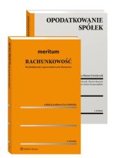 PAKIET: MERITUM Rachunkowość. Rachunkowość i sprawozdawczość finansowa + Opodatkowanie spółek PAKIET: MERITUM Rachunkowość. Rachunkowość i sprawozdawczość finansowa + Opodatkowanie spółek