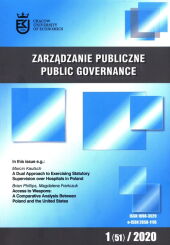 Zarządzanie Publiczne 1 (51) 2020 Zarządzanie Publiczne 1 (51) 2020