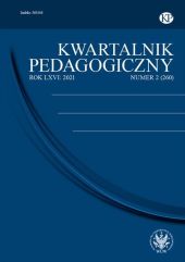 Kwartanlik Pedagogiczny 2/2021 Kwartanlik Pedagogiczny 2/2021