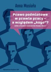 Prawo podmiotowe w prawie pracy - a względem „kogo”? Prawo podmiotowe w prawie pracy - a względem „kogo”?