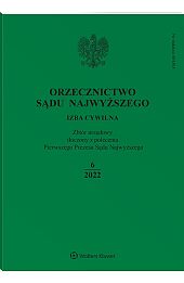 Orzecznictwo Sądu Najwyższego. Izba Cywilna Orzecznictwo Sądu Najwyższego. Izba Cywilna