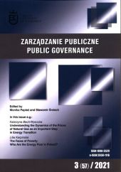 Zarządzanie Publiczne 3 (57) 2021 Zarządzanie Publiczne 3 (57) 2021