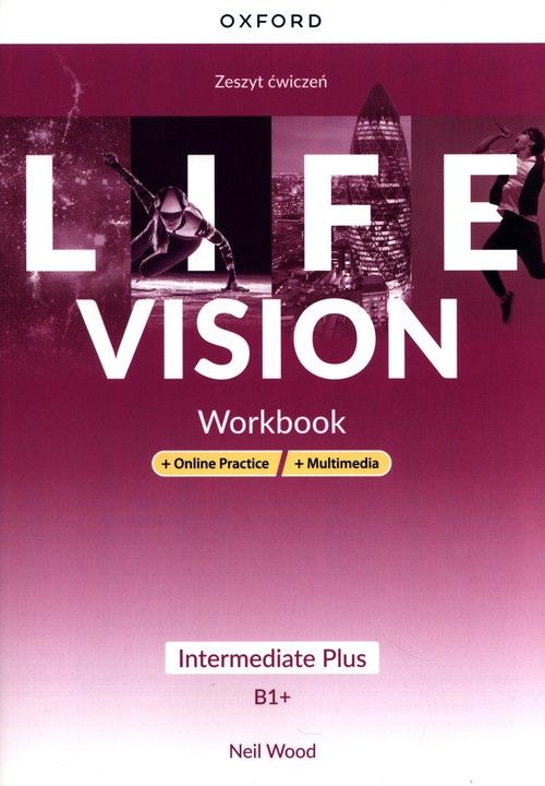 broken Yes Civic Life Vision Intermediate Plus Zeszyt ćwiczeń + Online Practice +  multimedia, 2022 (książka) - Profinfo.pl