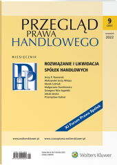 Przegląd Prawa Handlowego Przegląd Prawa Handlowego