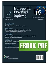 Europejski Przegląd Sądowy  Europejski Przegląd Sądowy