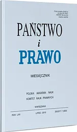 Państwo i Prawo Andrzej Wróbel Państwo i Prawo Andrzej Wróbel