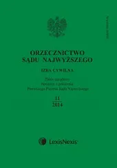 Orzecznictwo Sądu Najwyższego. Izba Cywilna  Orzecznictwo Sądu Najwyższego. Izba Cywilna