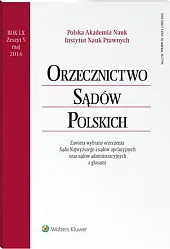 Orzecznictwo Sądów Polskich 