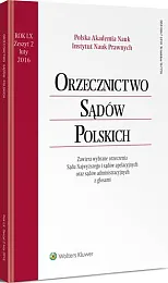 Orzecznictwo Sądów Polskich 