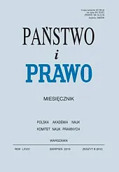 Państwo i Prawo Andrzej Wróbel Państwo i Prawo Andrzej Wróbel