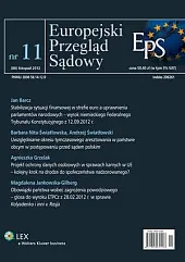 Europejski Przegląd Sądowy 