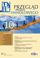 Przegląd Prawa Handlowego  Przegląd Prawa Handlowego