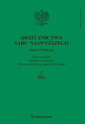 Orzecznictwo Sądu Najwyższego. Izba Cywilna  Orzecznictwo Sądu Najwyższego. Izba Cywilna