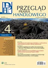 Przegląd Prawa Handlowego 