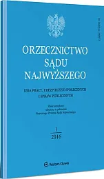 Orzecznictwo Sądu Najwyższego. Izba Pracy i,  Orzecznictwo Sądu Najwyższego. Izba Pracy i,