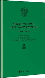 Orzecznictwo Sądu Najwyższego. Izba Cywilna 