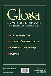 Glosa - Prawo Gospodarcze w Orzeczeniach,  Glosa - Prawo Gospodarcze w Orzeczeniach,