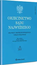 Orzecznictwo Sądu Najwyższego. Izba Pracy i, 