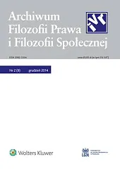 Archiwum Filozofii Prawa i Filozofii Społecznej 