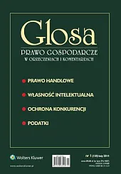 Glosa - Prawo Gospodarcze w Orzeczeniach, 