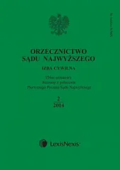 Orzecznictwo Sądu Najwyższego. Izba Cywilna 